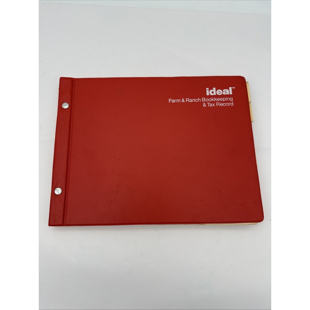 Vintage 1972 Ideal System Bookkeeping and Tax Record Book - Complete - Unused